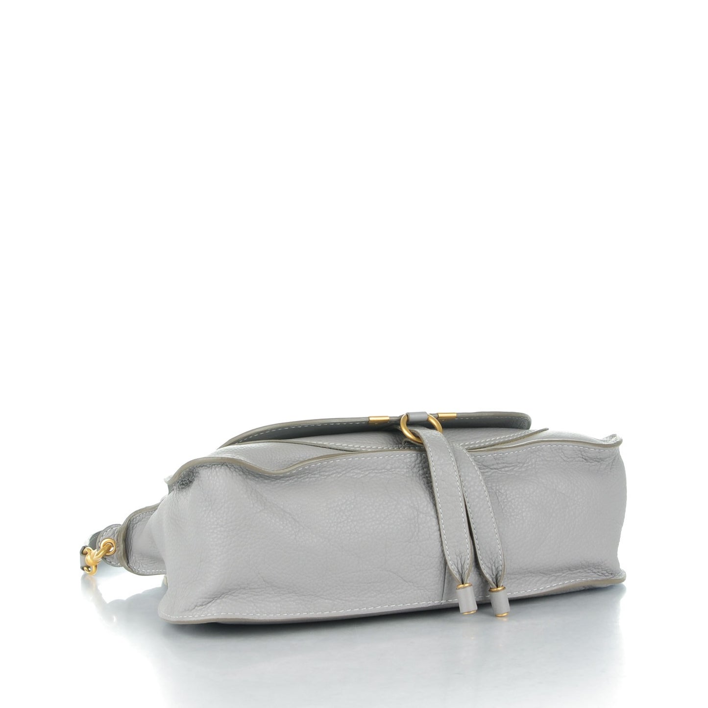Calfskin Medium Marcie Satchel Cashmere Grey