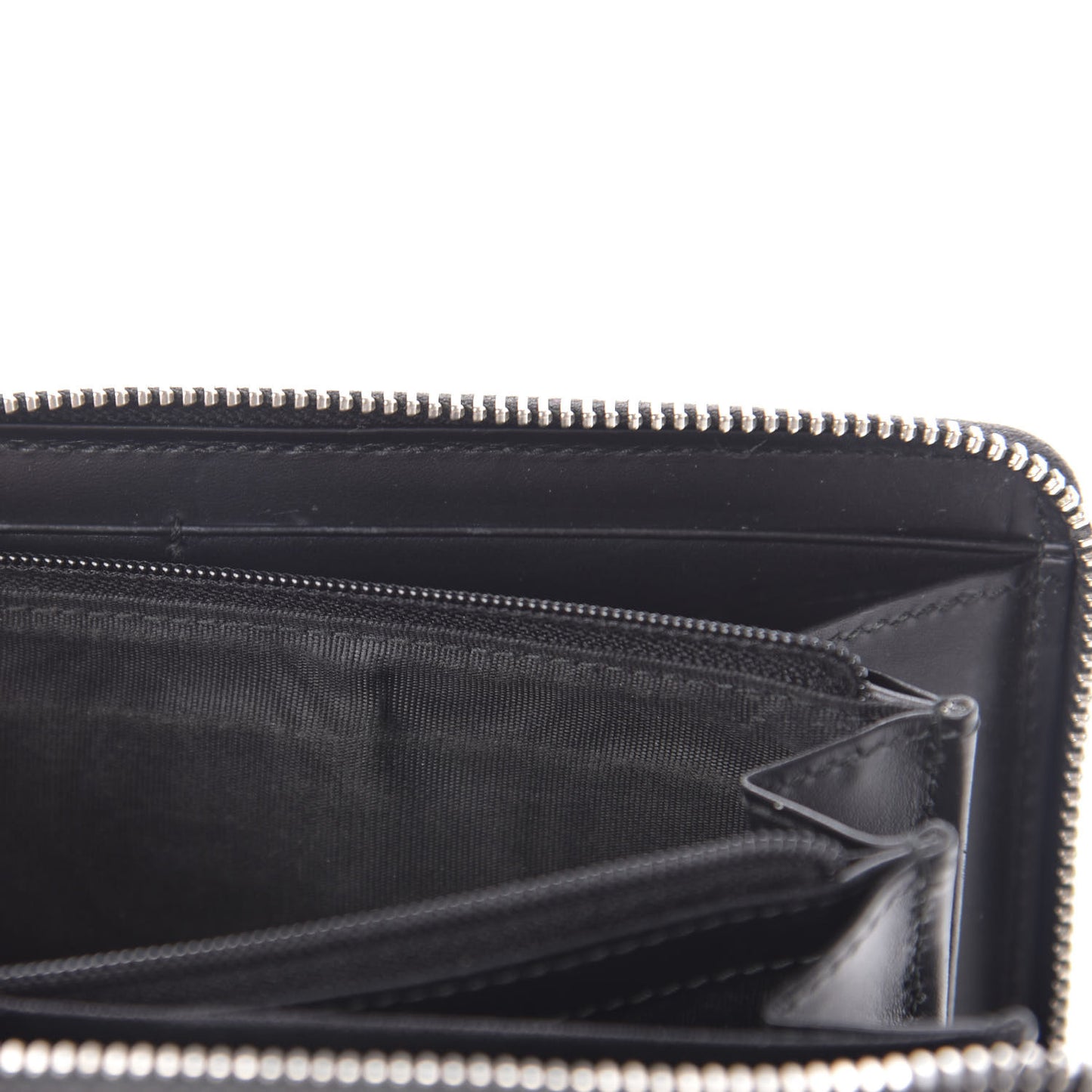 Guccissima Web Zip Around Wallet Black