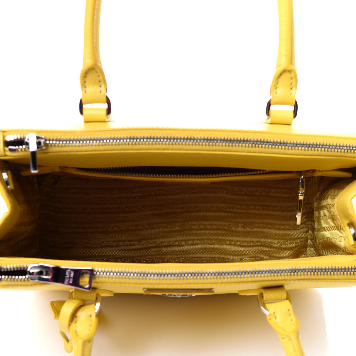 Saffiano Small Galleria Double Zip Tote Soleil