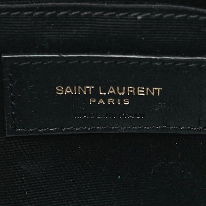 Saint Laurent Calfskin Matelasse Monogram Lou Camera Bag Sea Turquoise 6 of 9