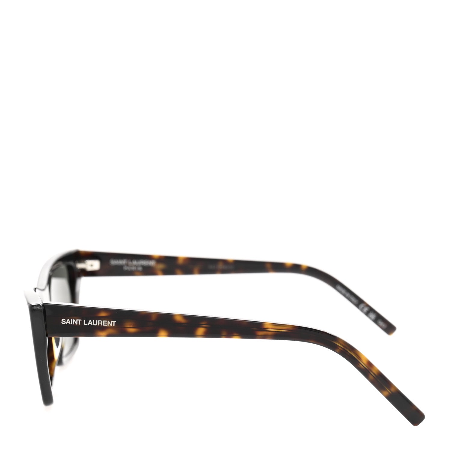 Saint Laurent Acetate Mica Cat Eye Sunglasses SL 276 Tortoise 3 of 8