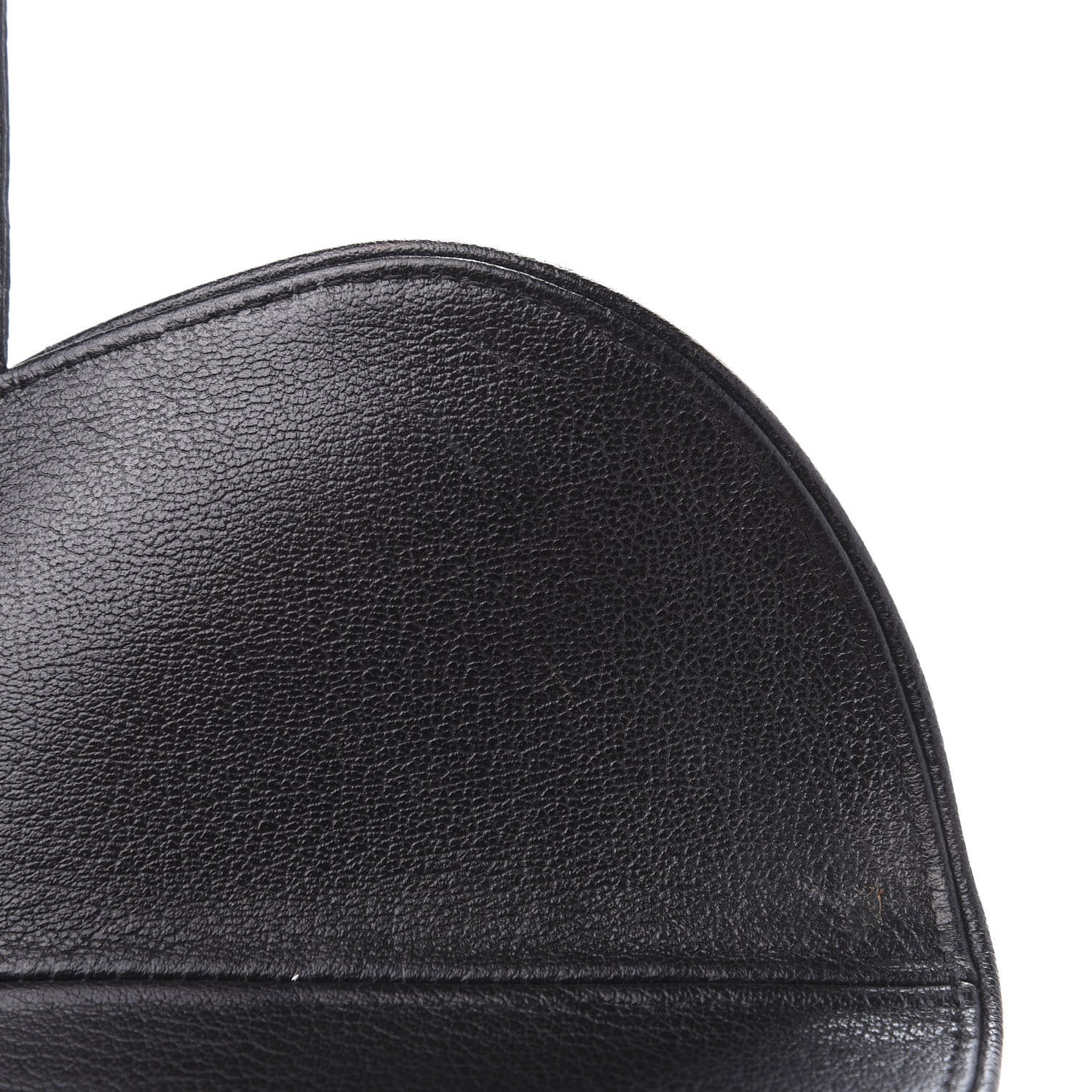 Christian Dior Calfskin Saddle Bag Black 10 of 10