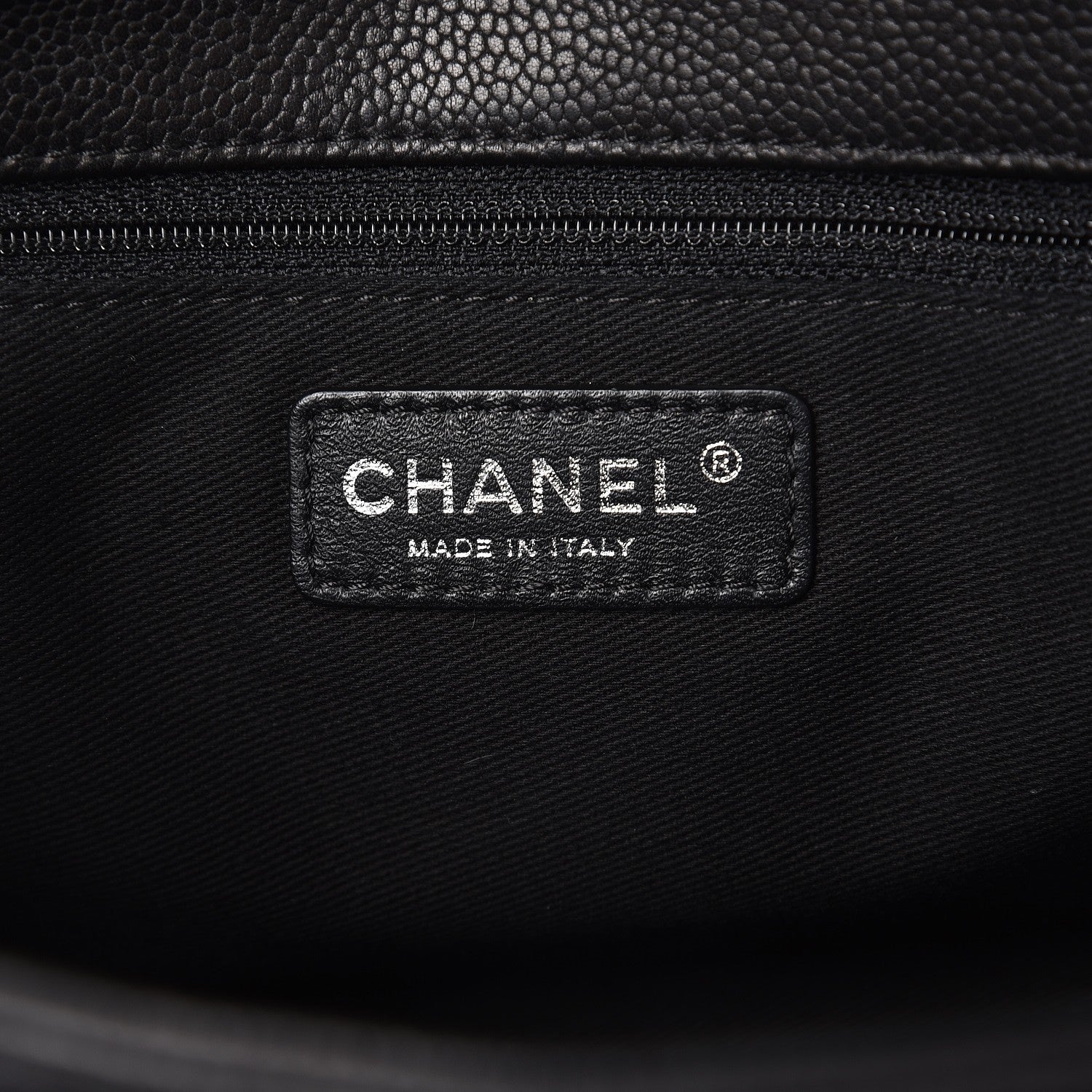 Chanel Caviar Quilted Large Now and Forever Flap Black 6 of 7