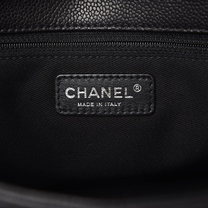 Chanel Caviar Quilted Large Now and Forever Flap Black 6 of 7