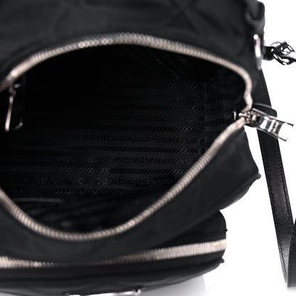 Prada Nylon Tessuto Impuntu Quilted Backpack Black 5 of 11