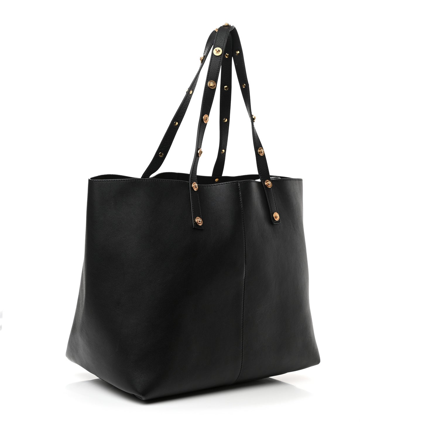 Calfskin Palazzo Tote Black