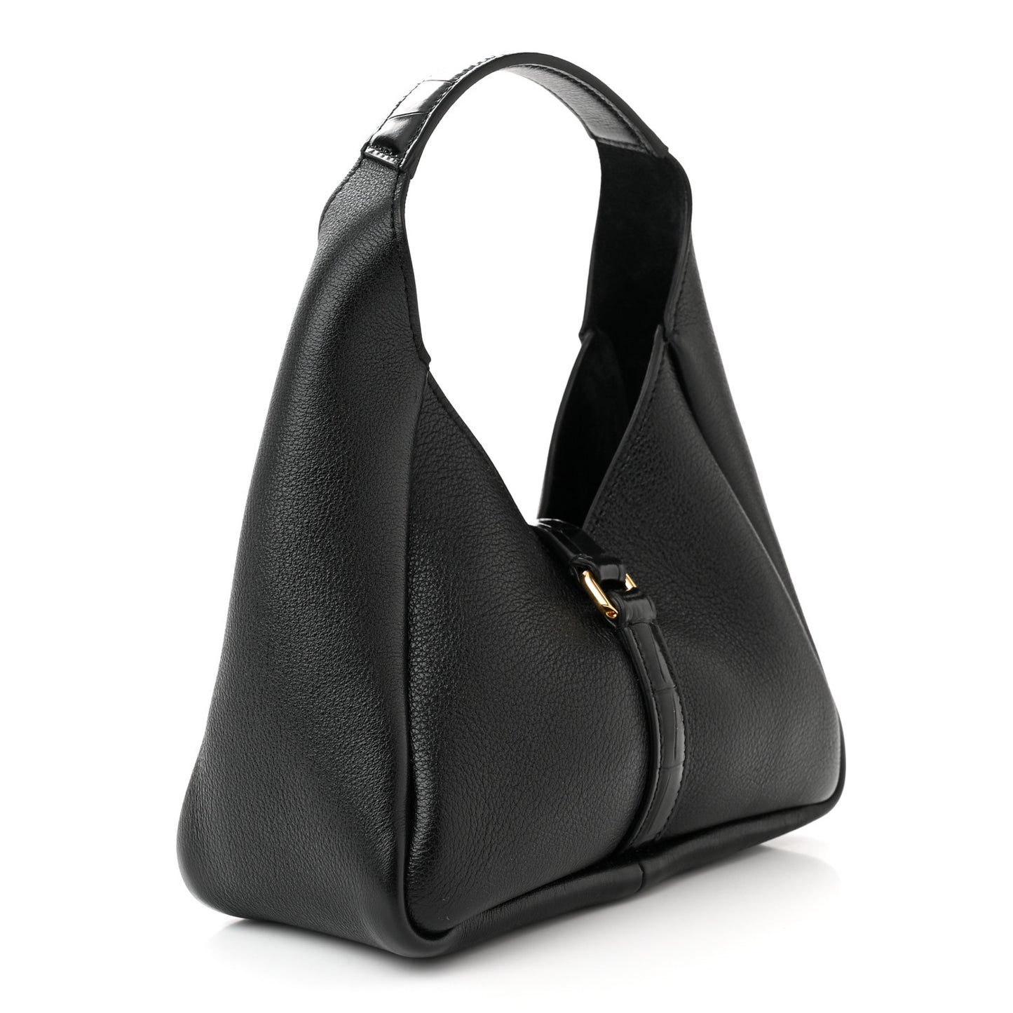 Grained Calfskin Mini G-Lock Hobo Black
