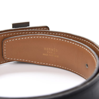 Hermes Box Chamonix 32mm H Belt 65 Black Gold 3 of 6