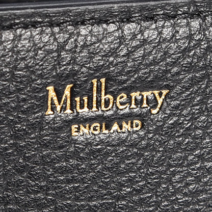 Mulberry Small Classic Grain Calfskin Small Darley Satchel Black 6 of 7