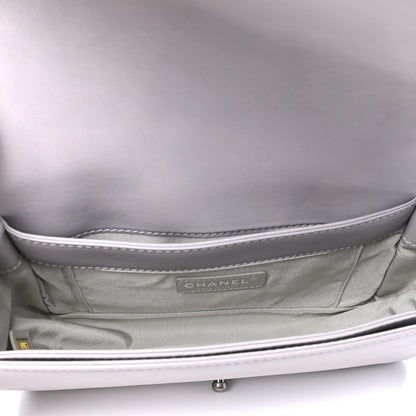 Chanel Calfskin Medium Boy Reverso Flap Grey 4 of 4