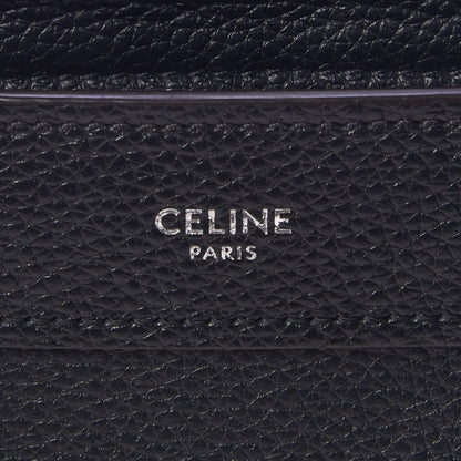 Celine Drummed Calfskin Nano Luggage Black 8 of 10