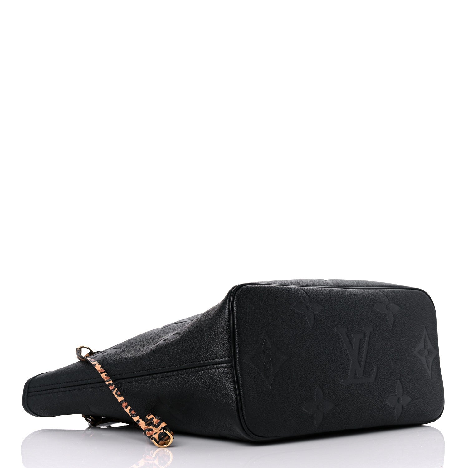 Louis Vuitton Empreinte Monogram Giant Wild At Heart Neverfull MM Black 4 of 9