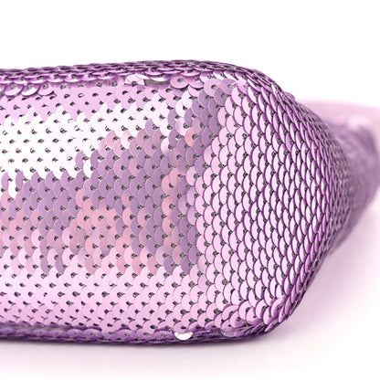 Prada Paillettes Sequin Mini Re-Edition 2000 Bag Lilium Black 9 of 9