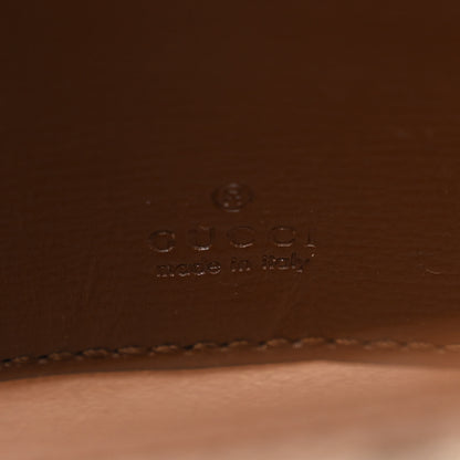 Gucci GG Supreme Monogram Azalea Calfskin Web Horsebit 1955 Wallet On Strap Beige Ebony Brown Sugar 6 of 11