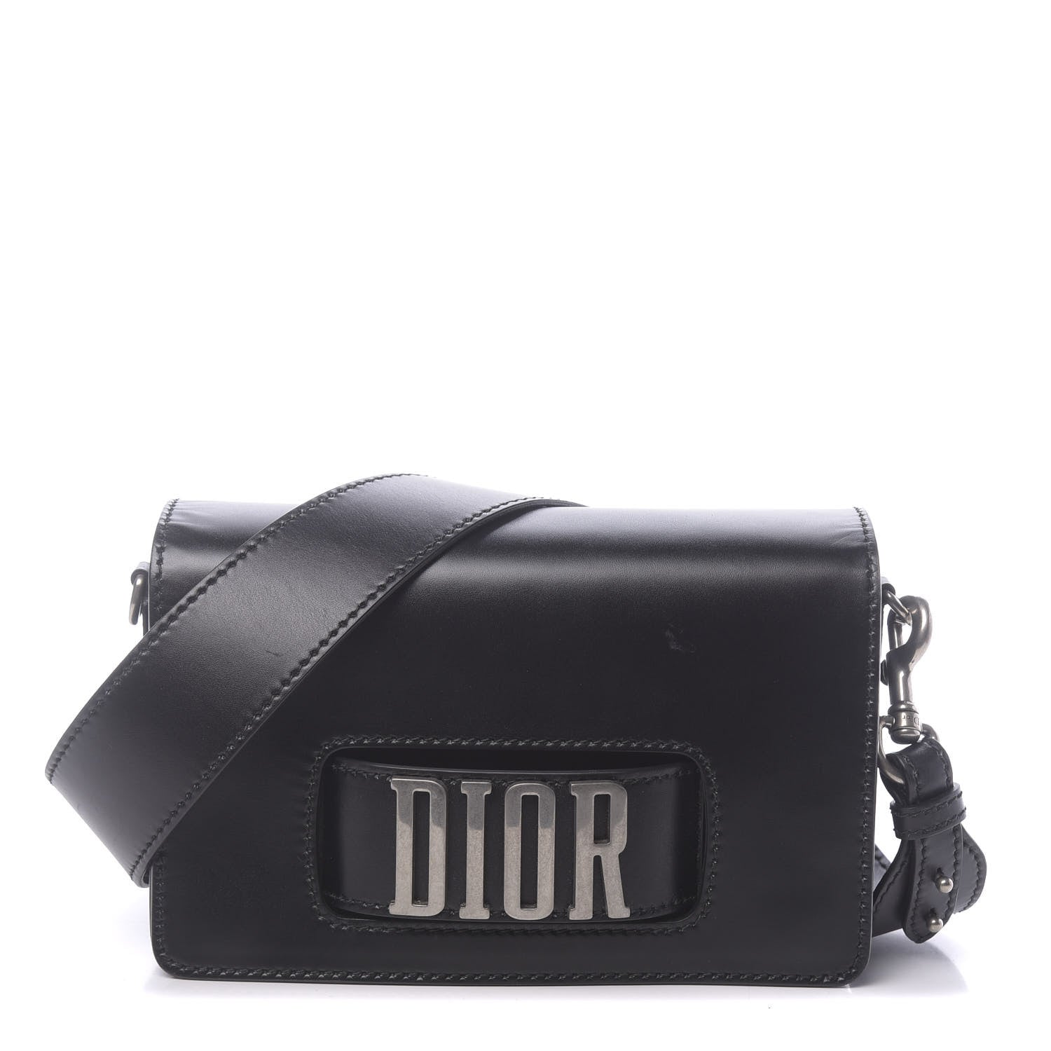 Christian Dior Smooth Calfskin Dio(r)evolution Flap Bag Black 1 of 11
