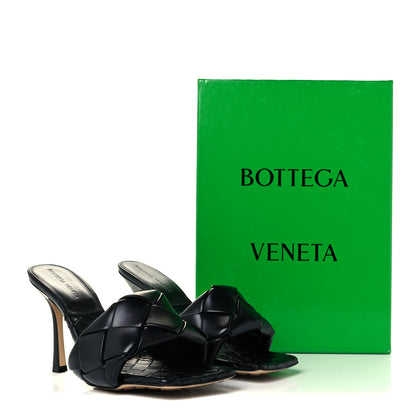 Bottega Veneta Nappa Maxi Intrecciato Lido Mule Sandals 39 Black 10 of 10