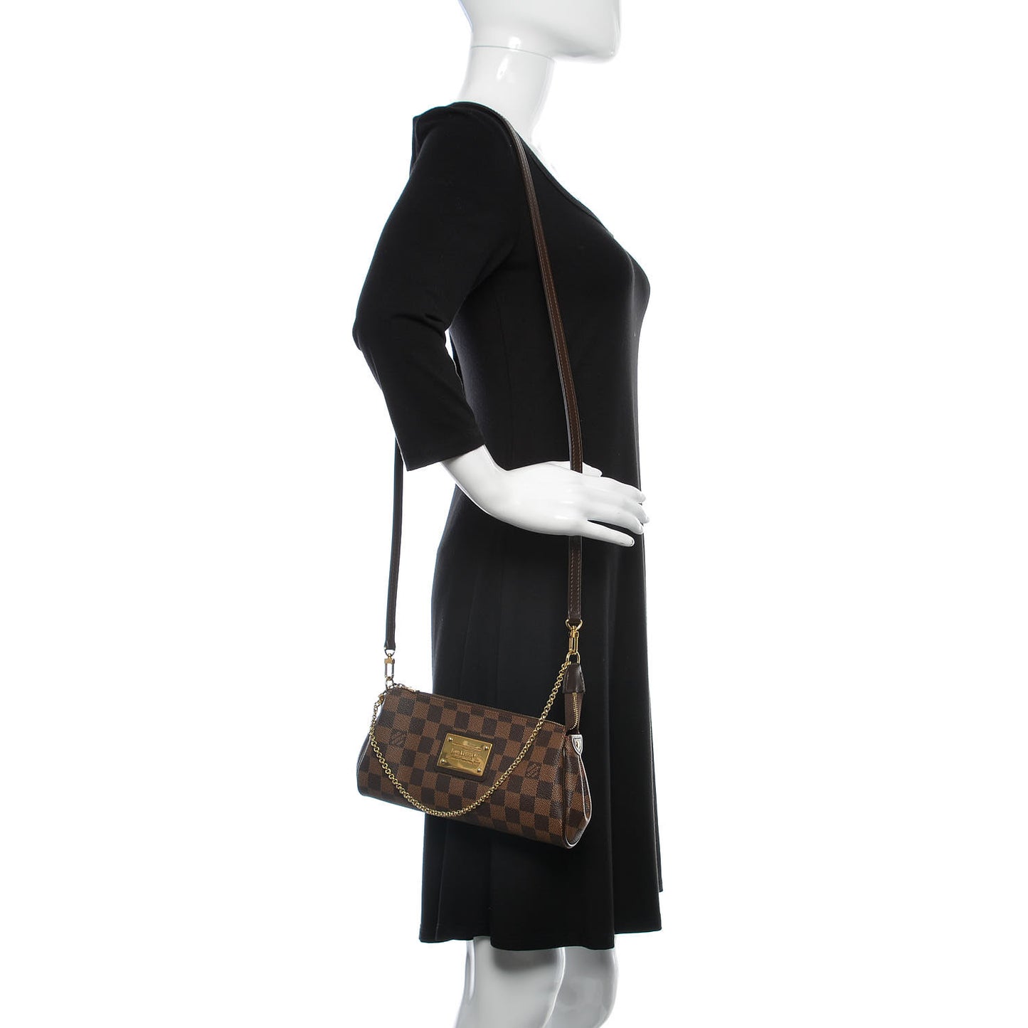 Damier Ebene Eva Clutch