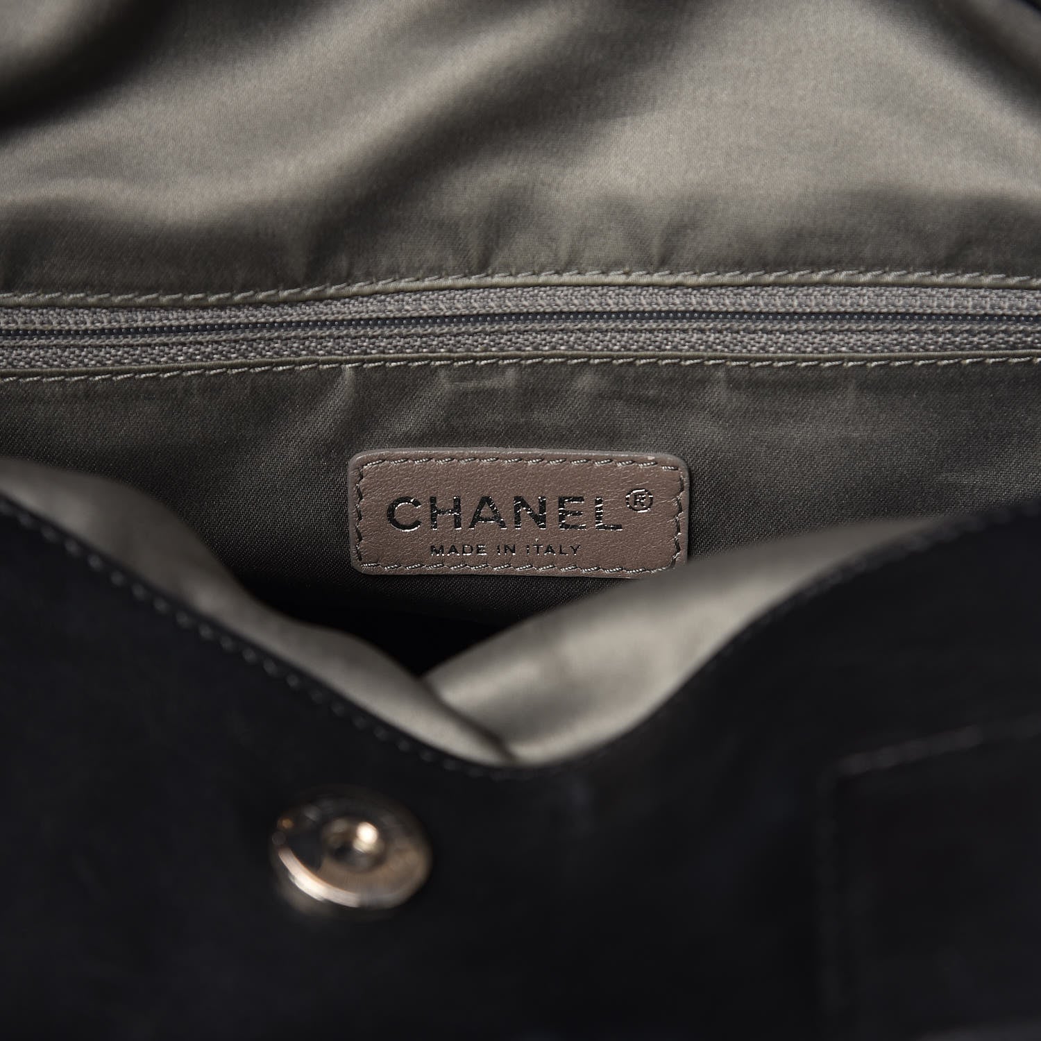 Chanel Calfskin Soho CC Shopper Tote Black 6 of 16