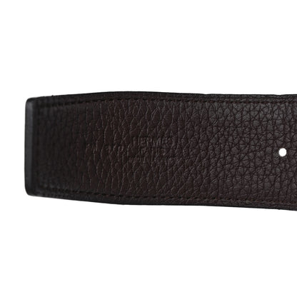 Hermes Swift Togo 32mm Constance H Belt 100 40 Black Chocolate 3 of 4