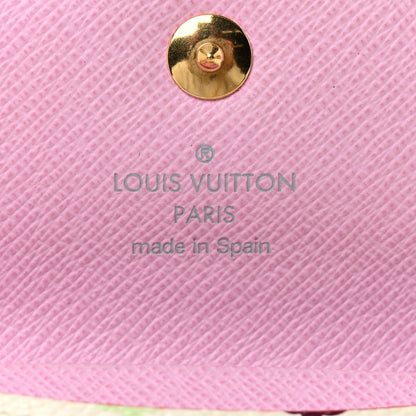 Louis Vuitton Monogram Multicolor Business Card Holder White Litchi 6 of 7