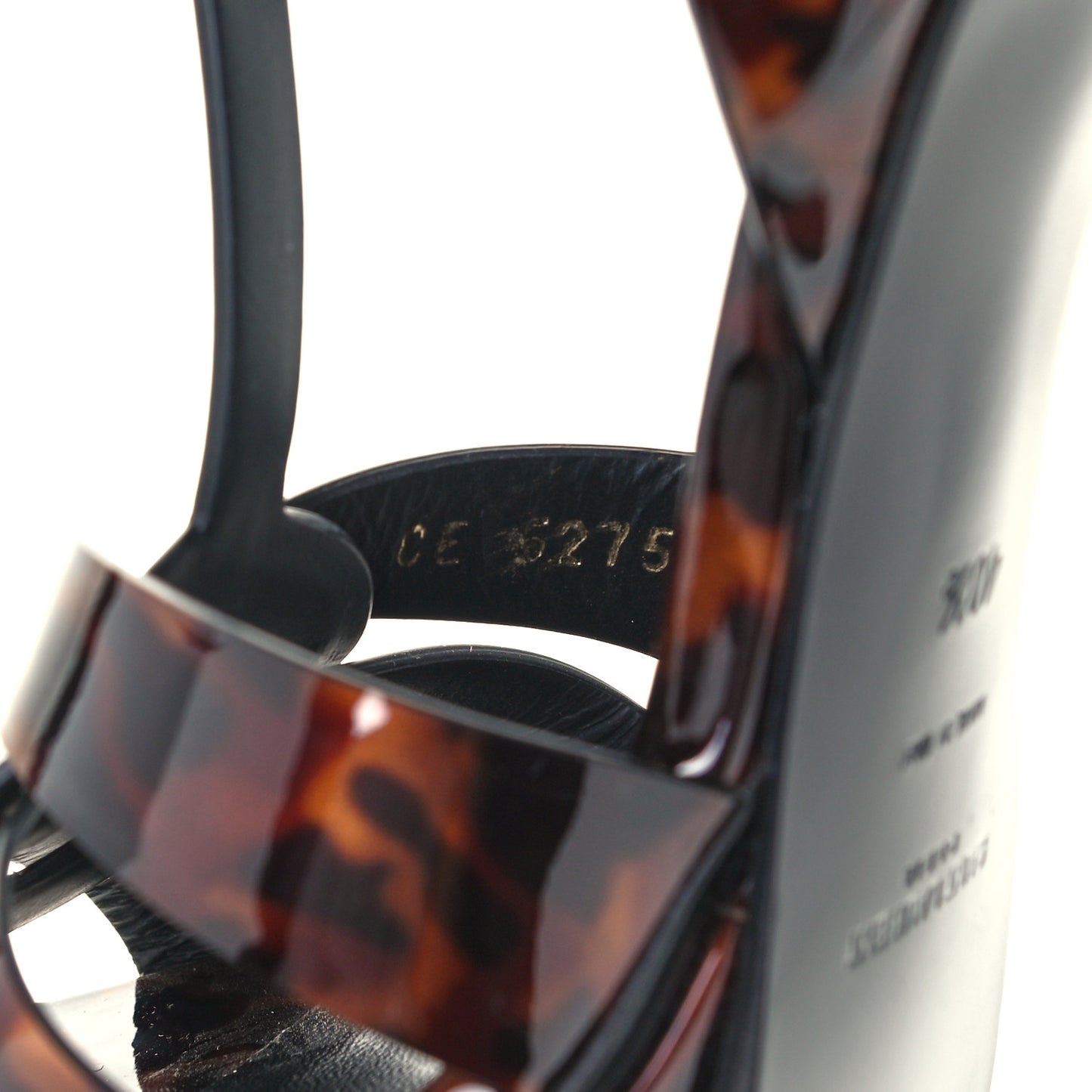 Patent Tribute 105 Platform Sandals 40.5 Tortoiseshell