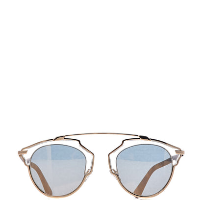 Christian Dior Mirrored So Real Sunglasses Gold 2 of 8