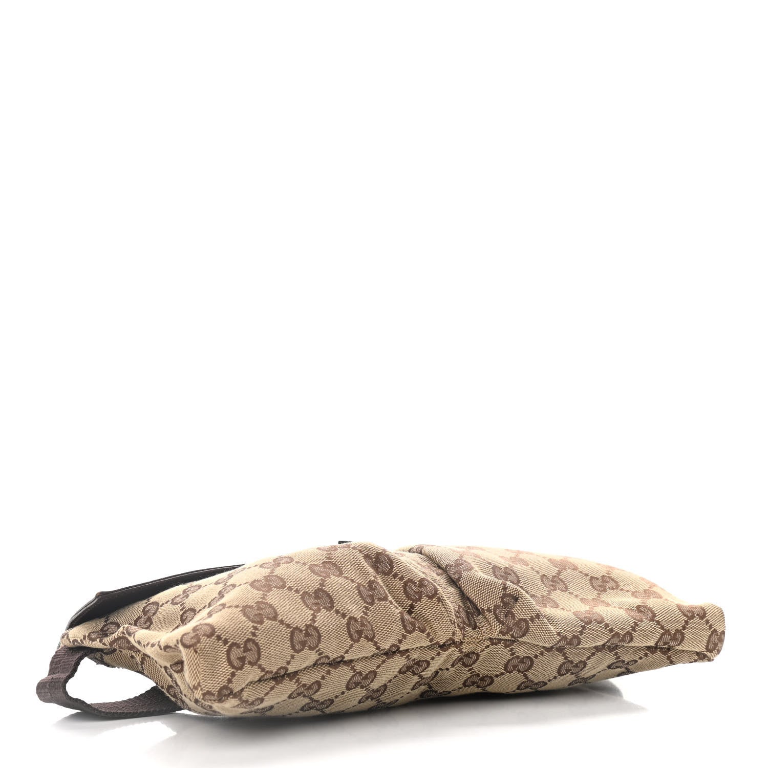 Gucci GG Monogram Double Pocket Belt Bag Dark Brown 3 of 10