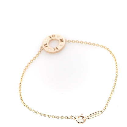 Tiffany 18K Rose Gold Diamond Atlas Pierced Bracelet 3 of 6