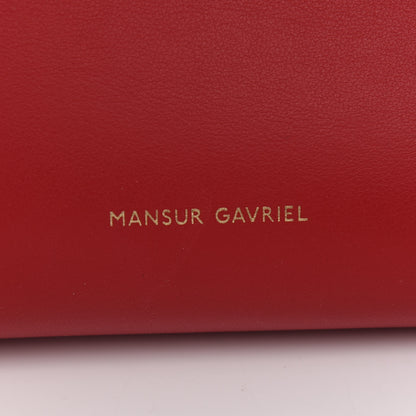 Mansur Gavriel Vegetable Tanned Calfskin Mini Backpack Flamma 6 of 11