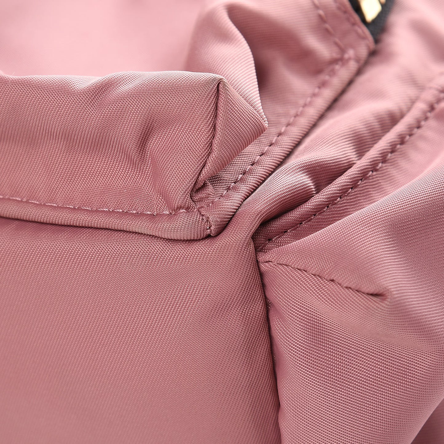 Nylon Small Rucksack Backpack Mauve Pink