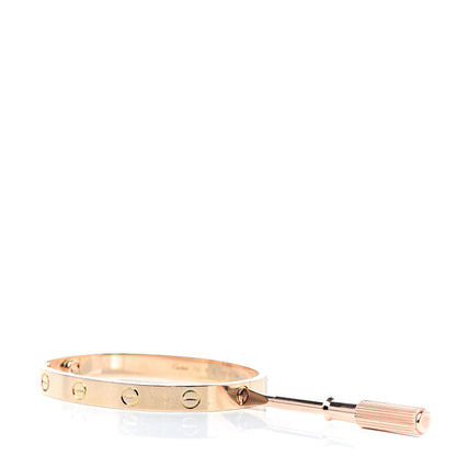 Cartier 18K Pink Gold LOVE Bracelet 16 6 of 7