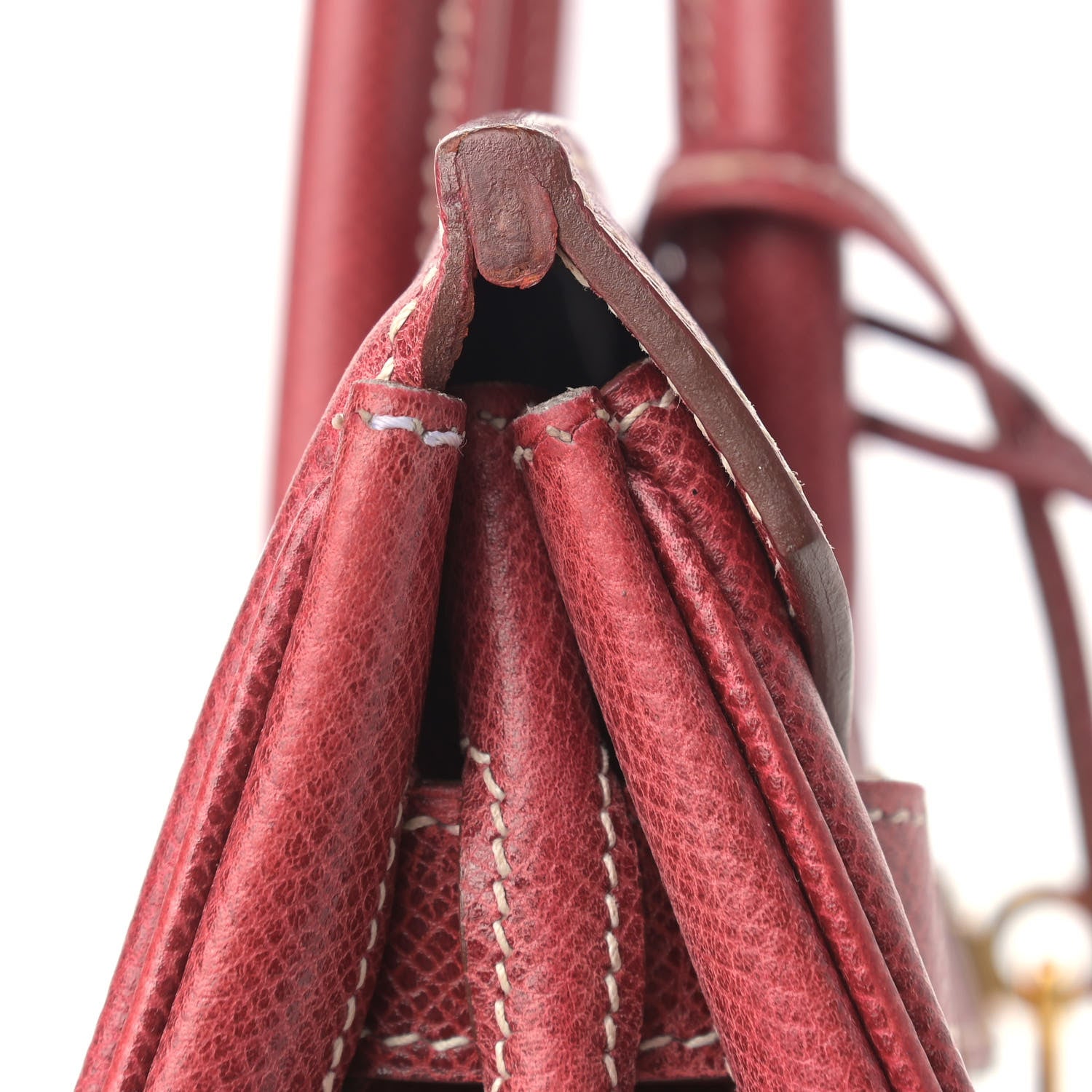 Hermes Veau Lisse Birkin 30 Rouge H 23 of 28