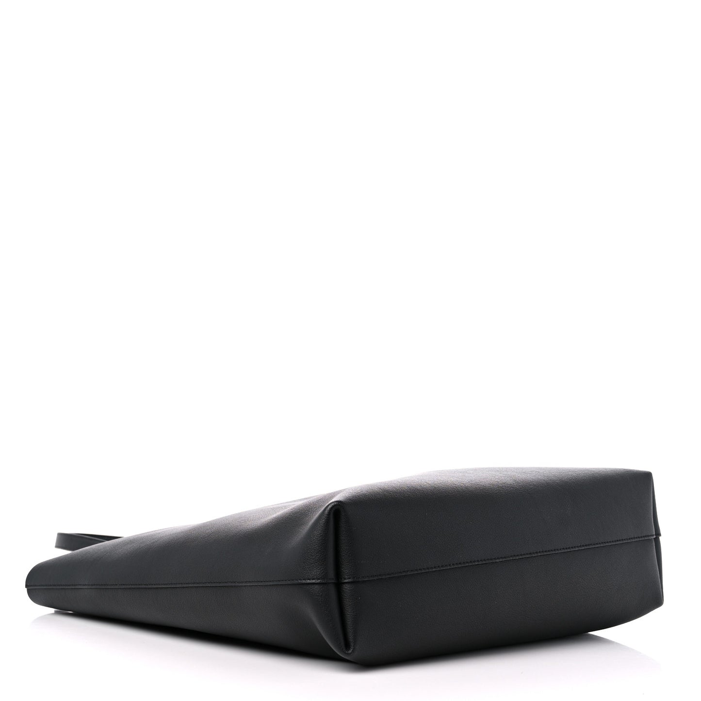 Calfskin Medium Shopper Tote Black