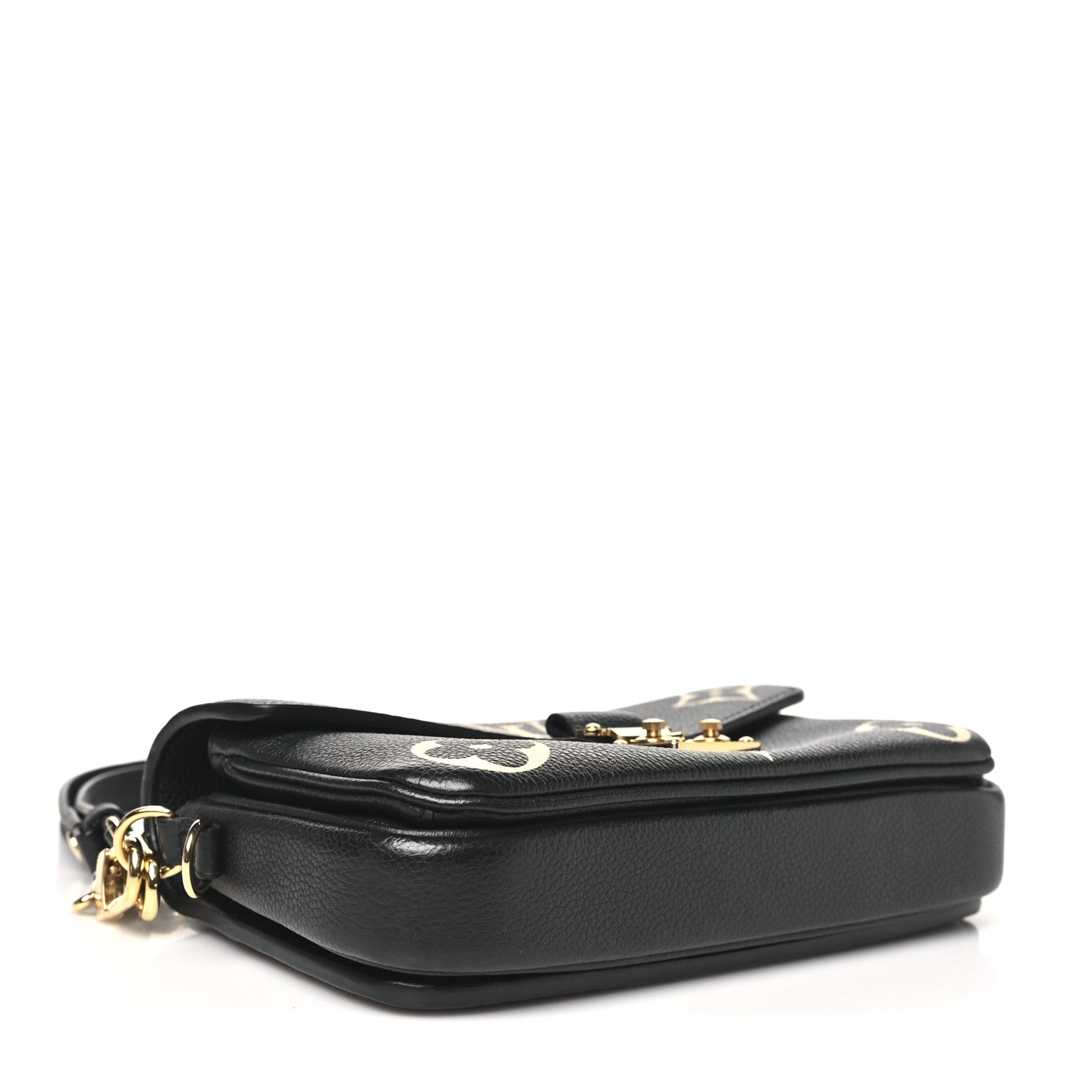 Louis Vuitton Empreinte Monogram Giant Pochette Metis East West Black Beige 4 of 9