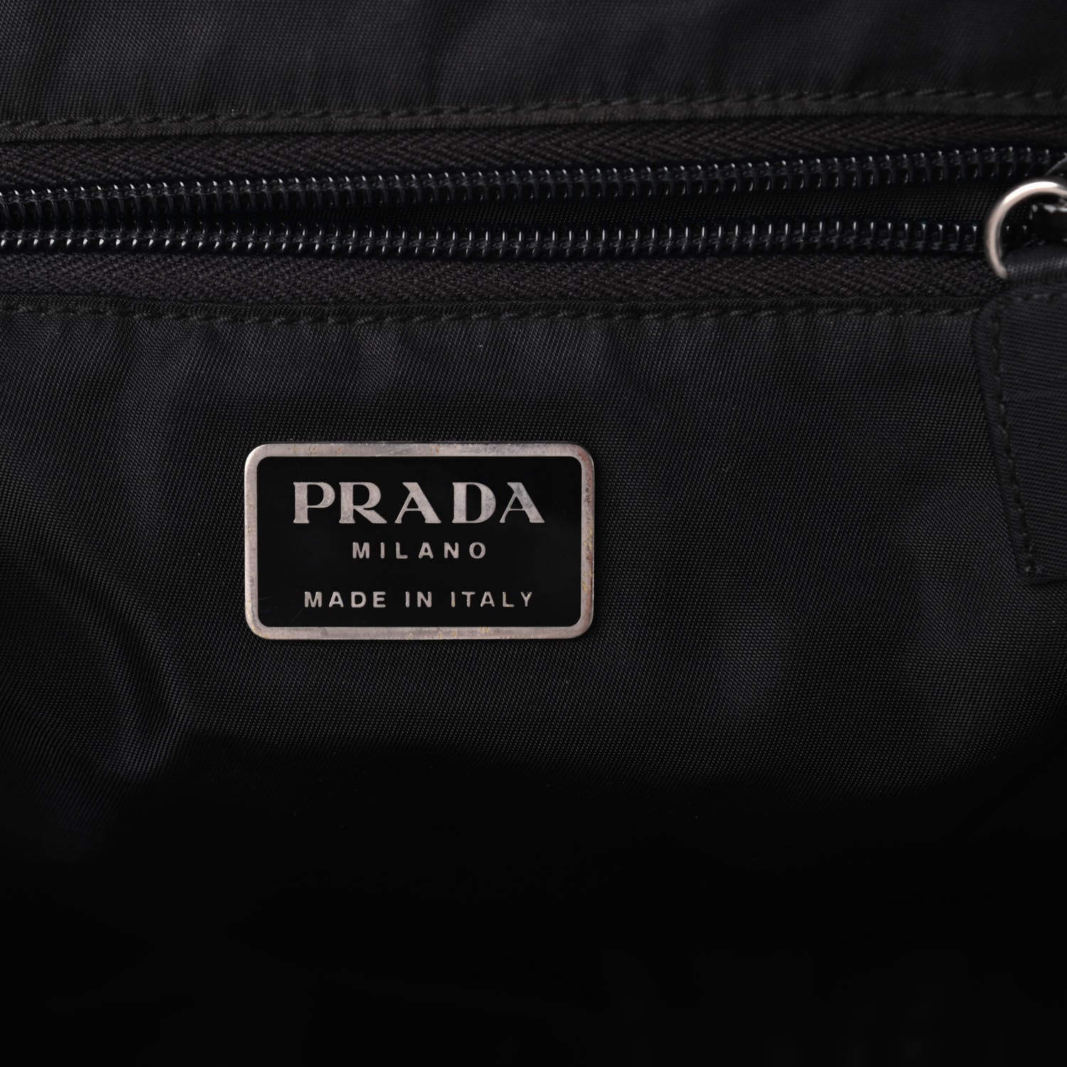 Prada Tessuto Nylon Top Handle Bag Black 6 of 8