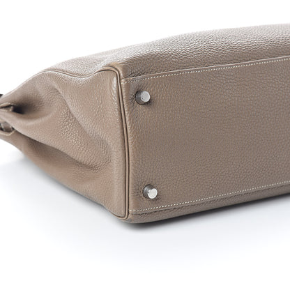Hermes Togo Kelly Retourne 35 Etoupe 27 of 36