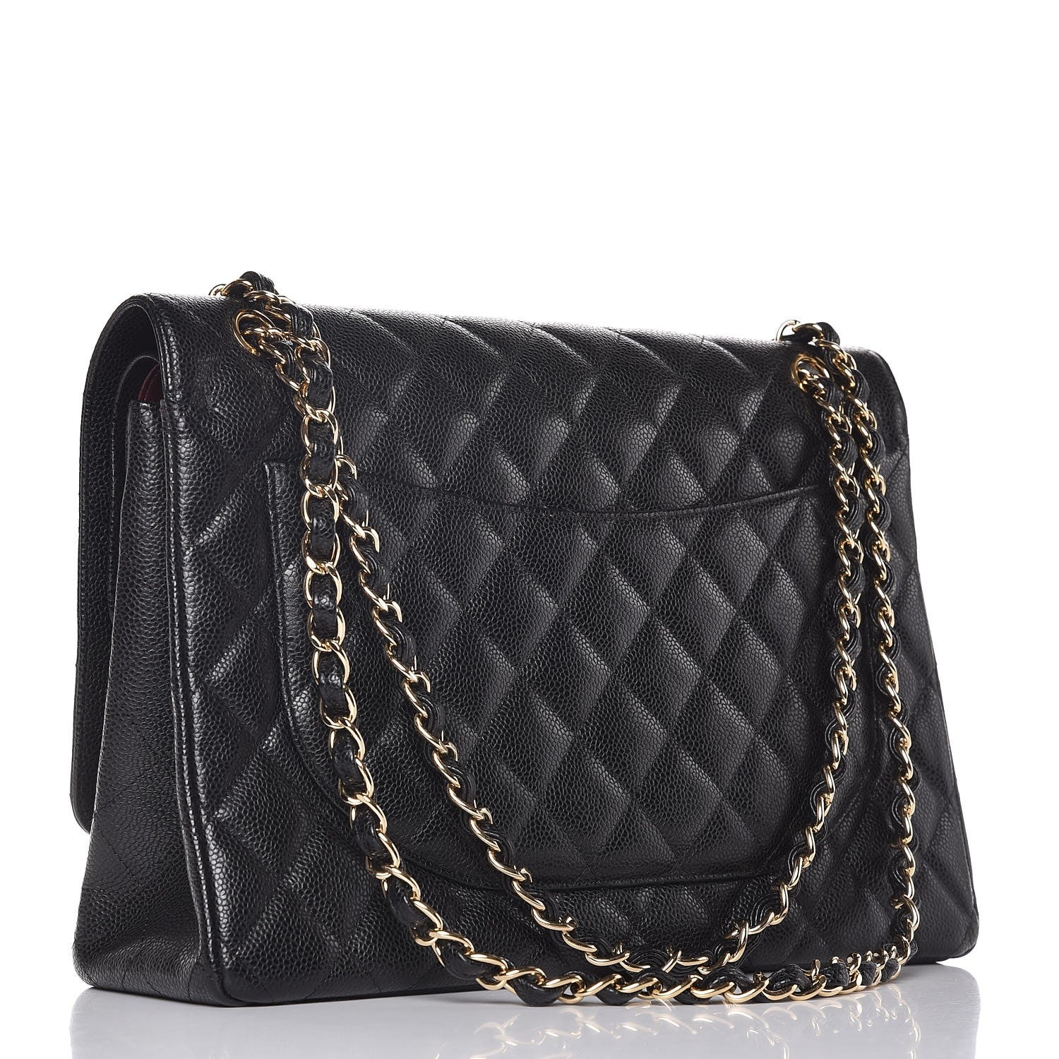 Chanel Caviar Quilted Maxi Double Flap Black 4 of 10