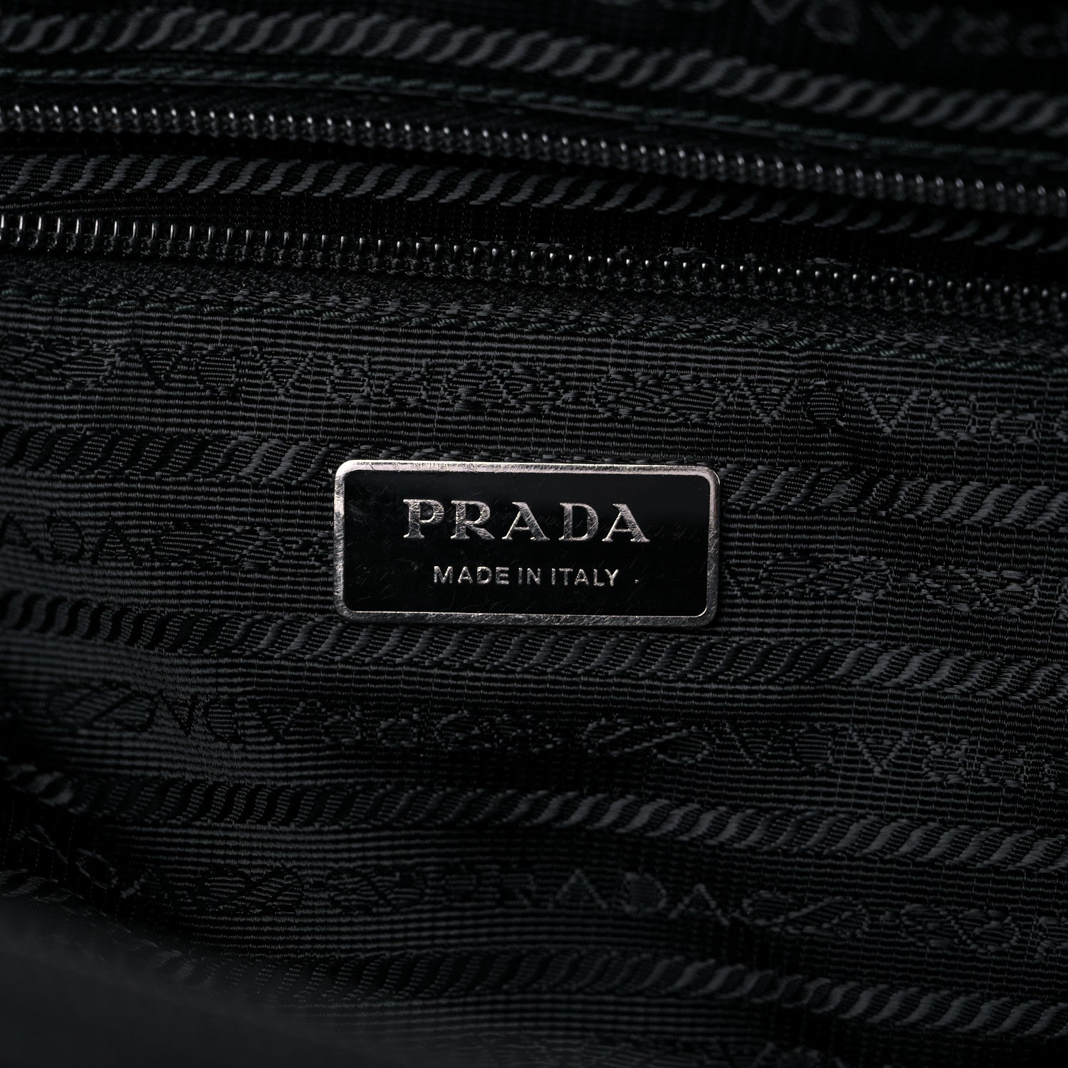 Prada Nylon Messenger Bag Black 5 of 14