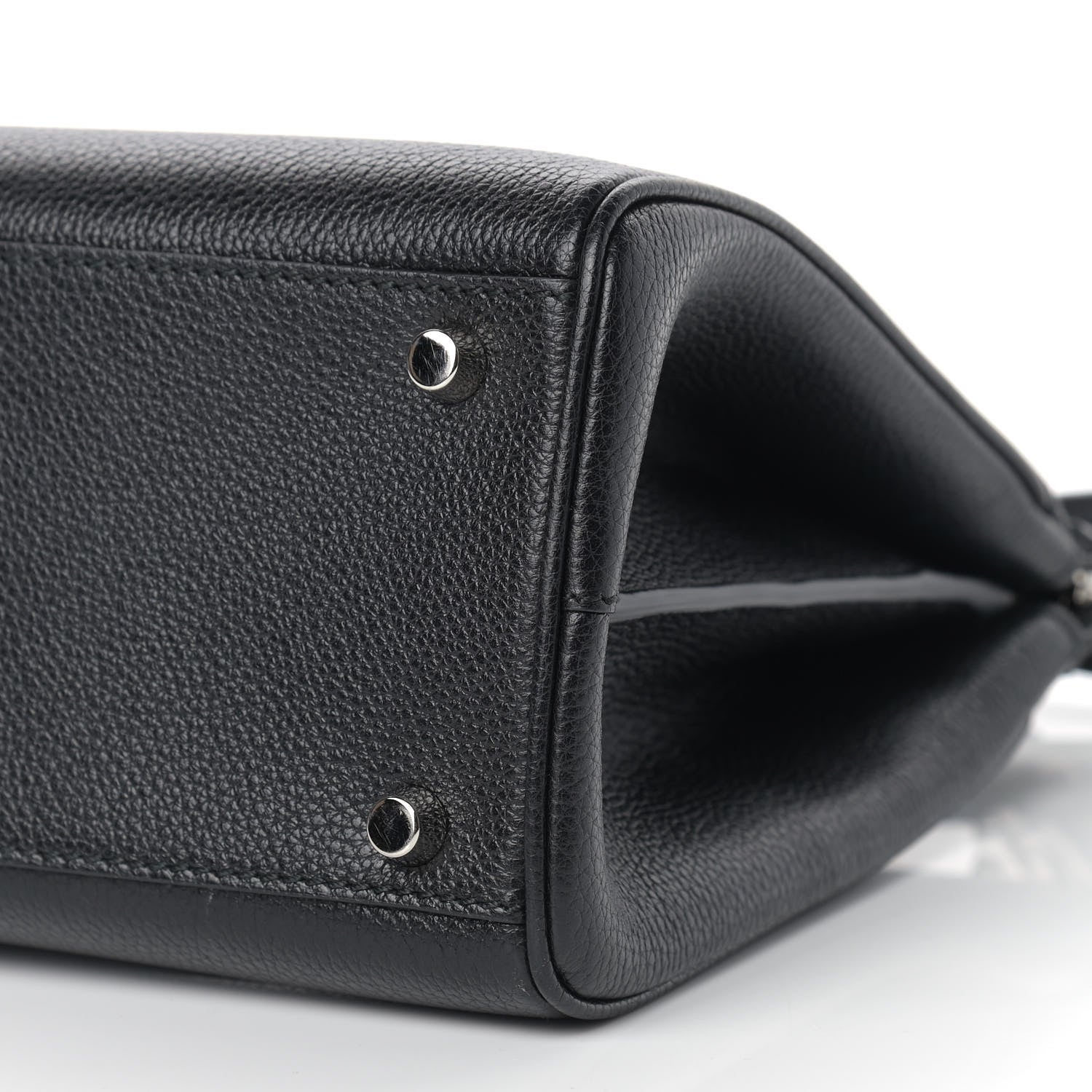 Gucci Grainy Calfskin Small Zumi Top Handle Bag Black 10 of 13
