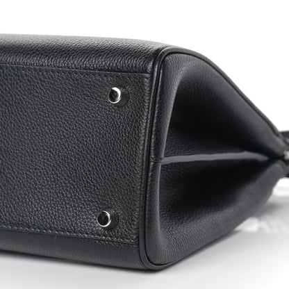 Gucci Grainy Calfskin Small Zumi Top Handle Bag Black 10 of 13