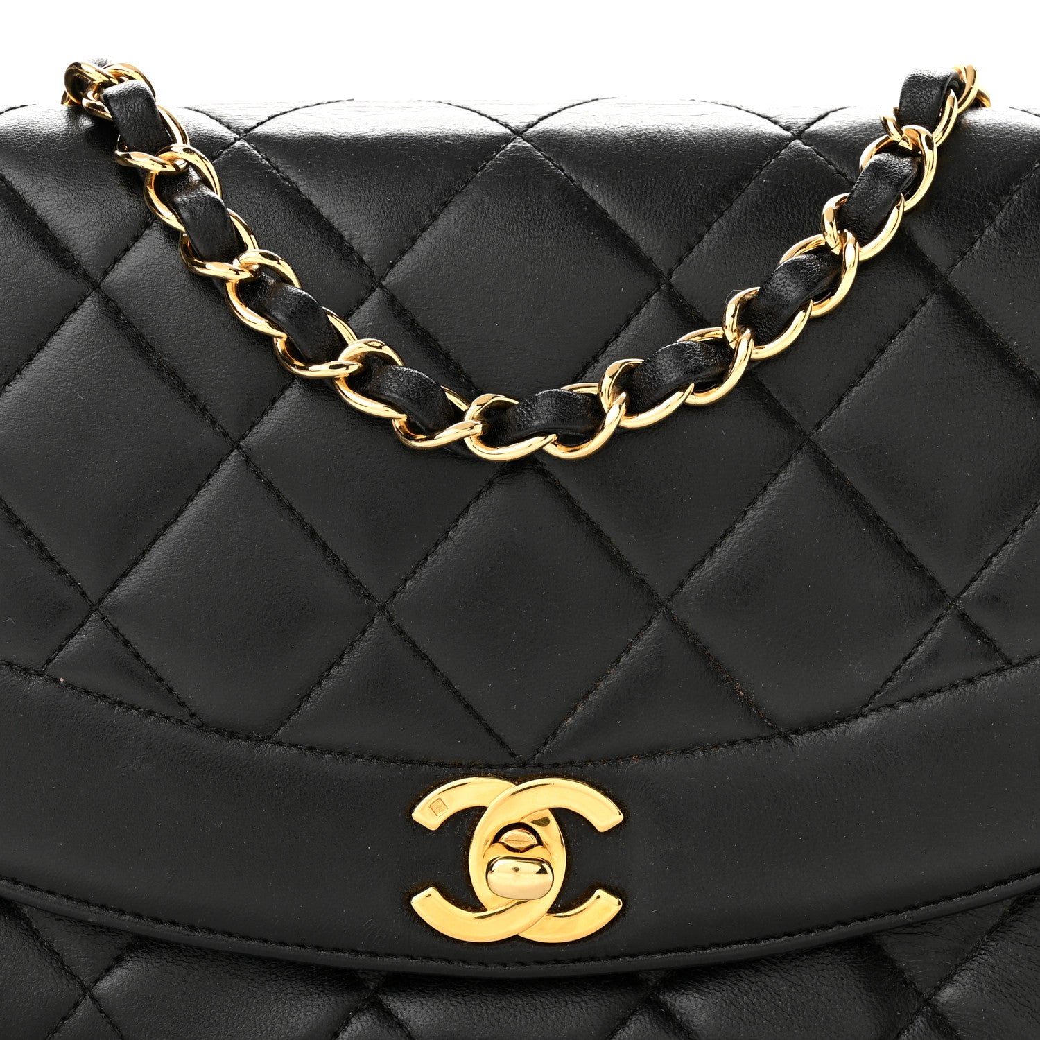 Chanel Lambskin Quilted Small Single Flap Black 7 of 9