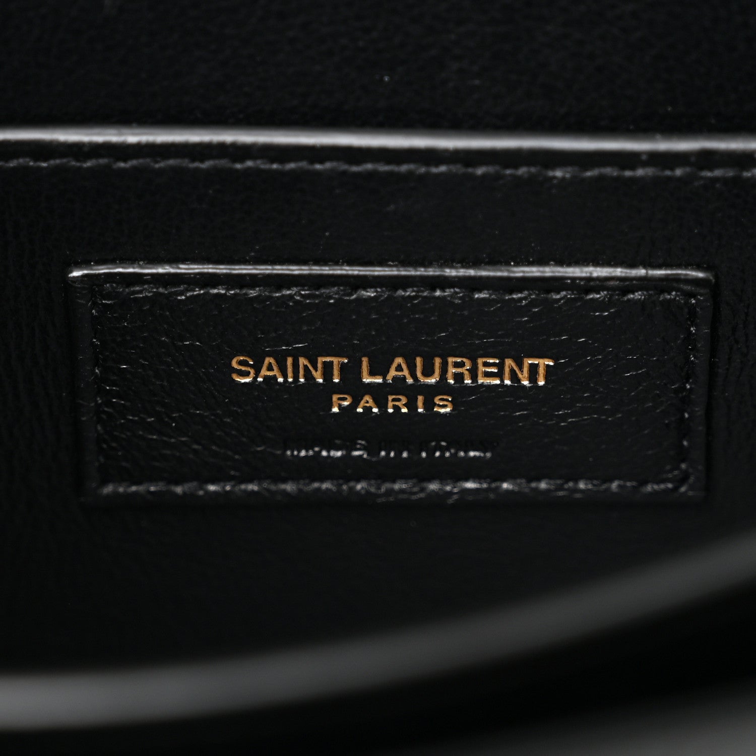 Saint Laurent Grain de Poudre Mini Classic Monogram Cassandra Top Handle Black 6 of 10