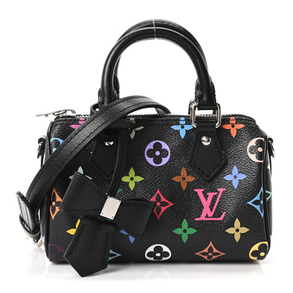 Louis Vuitton LV x TM Monogram Multicolor Nano Speedy Black 1 of 10