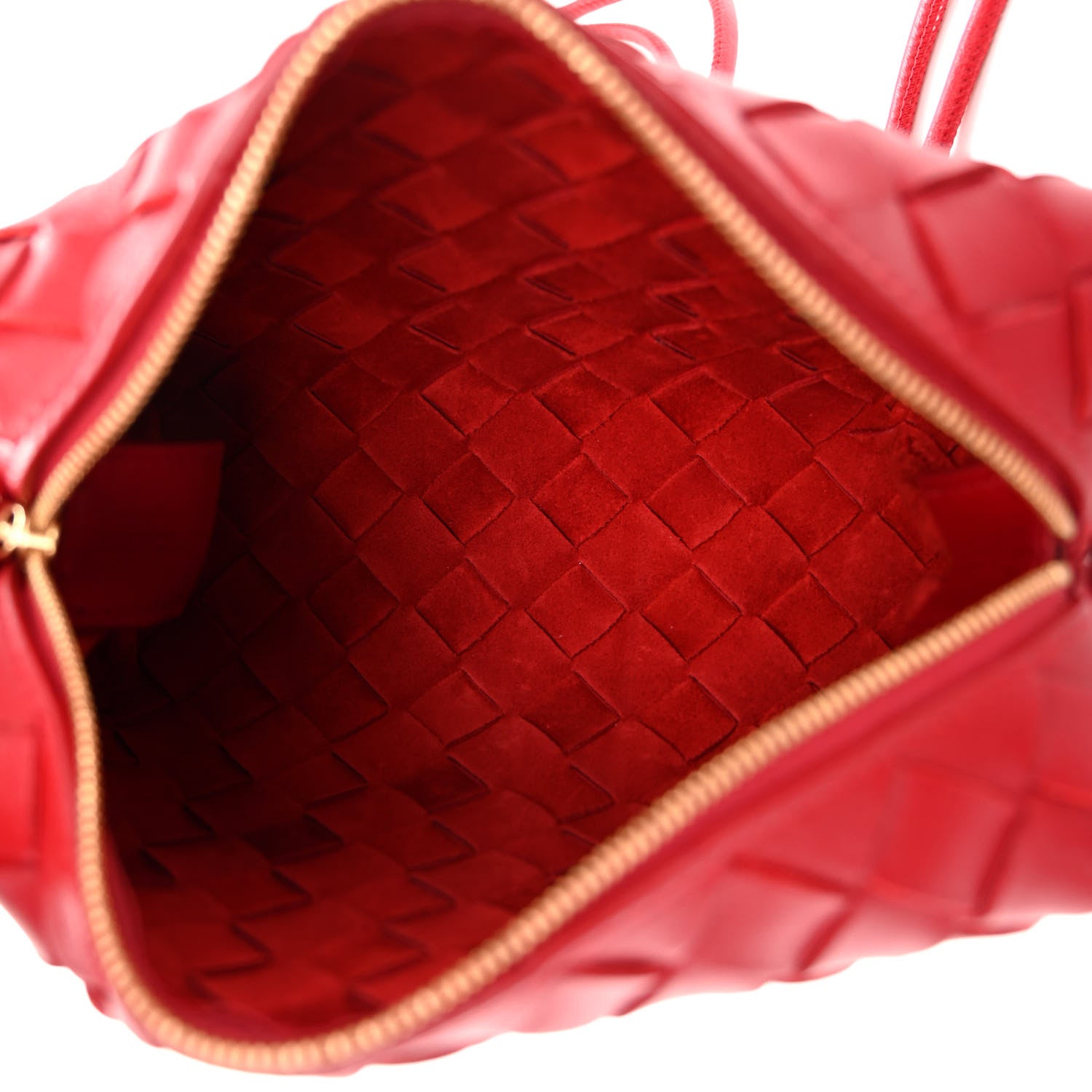 Bottega Veneta Nappa Intrecciato Mini Loop Camera Bag Apple Candy 5 of 9