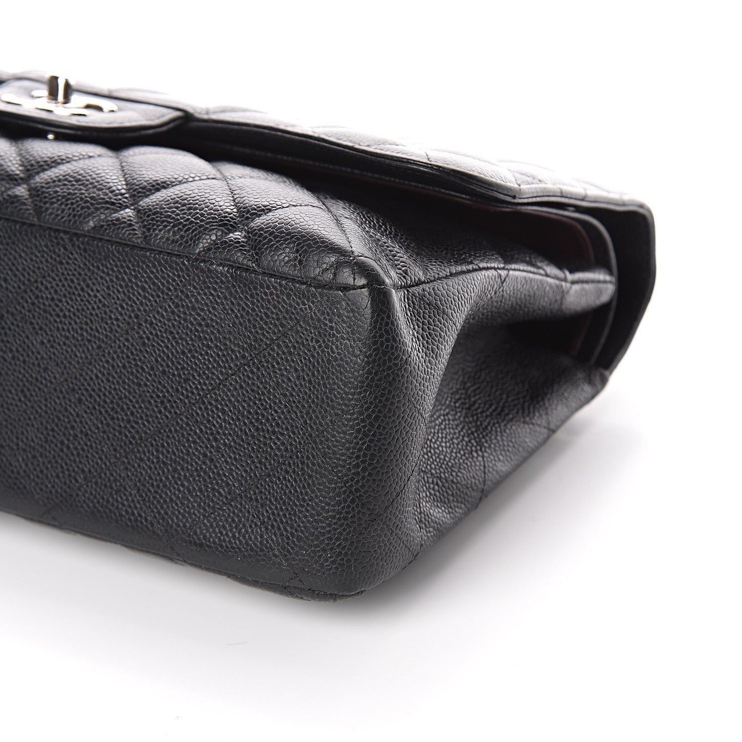 Chanel Caviar Quilted Jumbo Double Flap Black 9 of 9
