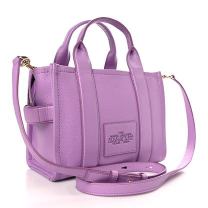 Marc Jacobs Grained Calfskin Small The Tote Bag Regal Orchid 3 of 9