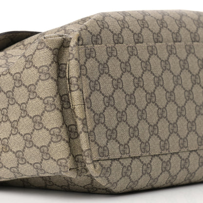 Gucci GG Plus Monogram Messenger Diaper Bag Dark Brown 8 of 12