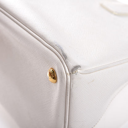 Prada Saffiano Lux Medium Tote Talco 21 of 29