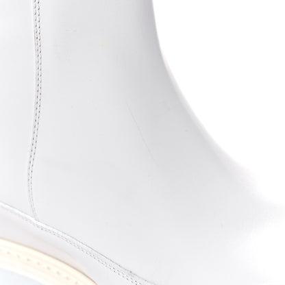 Louis Vuitton Calfskin Monogram Embossed Neoprene Mens Landscape Ankle Boots 9.5 White 9 of 16