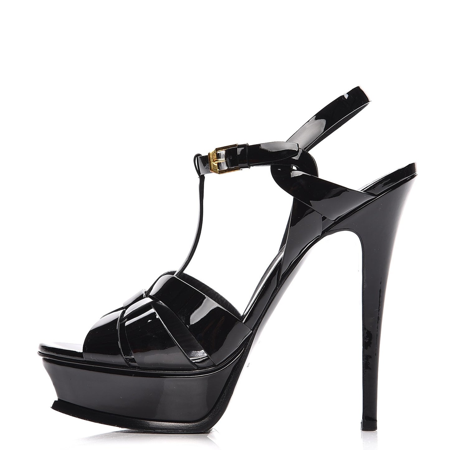 Patent Tribute 105 Platform Sandals 40 Black